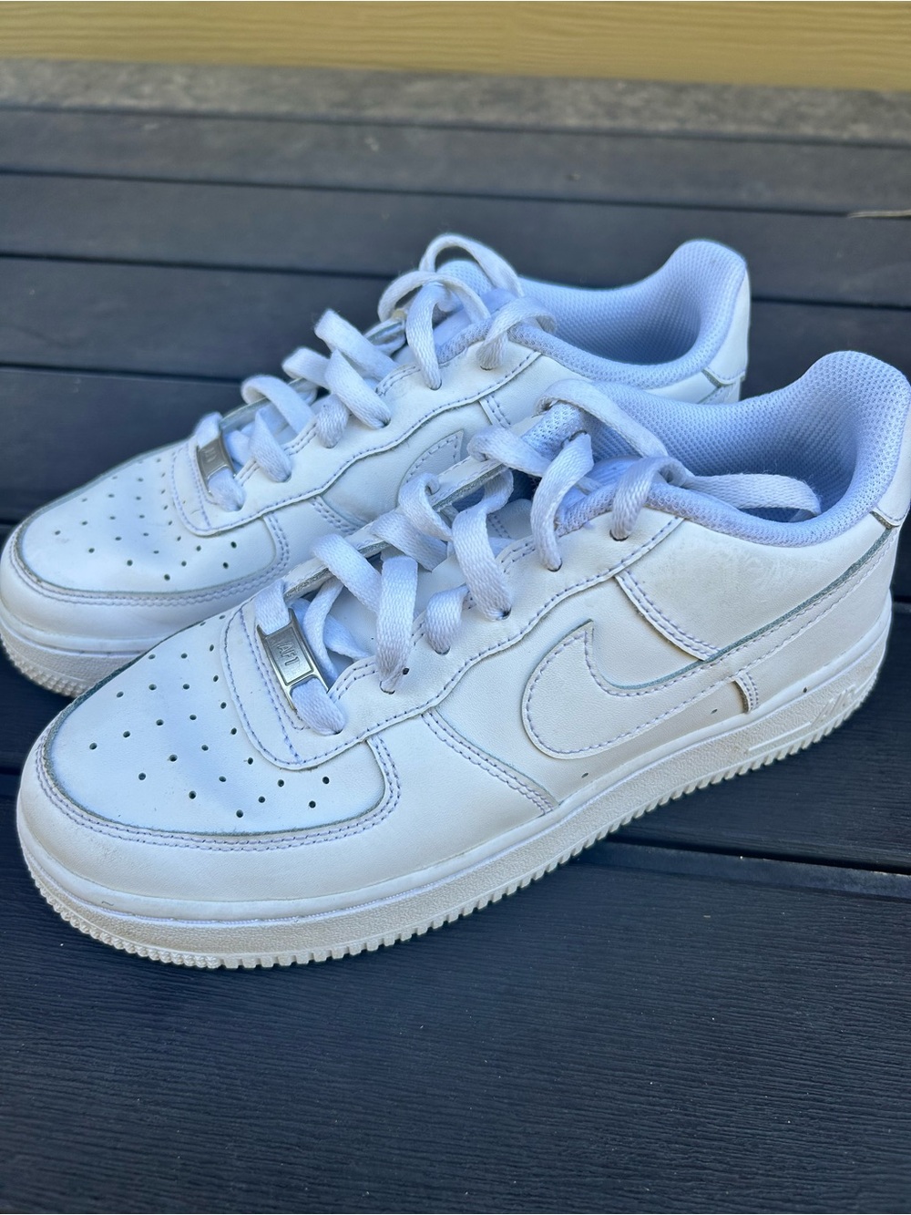 Nike Air Force 1 Low Triple White Youth Size 6Y Women’s 9 Shoes DH2920-111